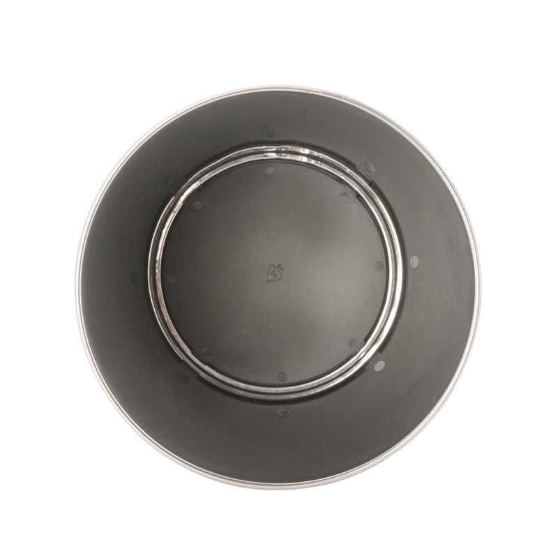 Bath Bliss 5 Liter Small Wastebasket | Round Open Top | Trash Can | Bathroom | Bedroom | Kitchen | Office | Dorm | Disposal Waste Bin | Garbage | Stainless Steel - Image 4